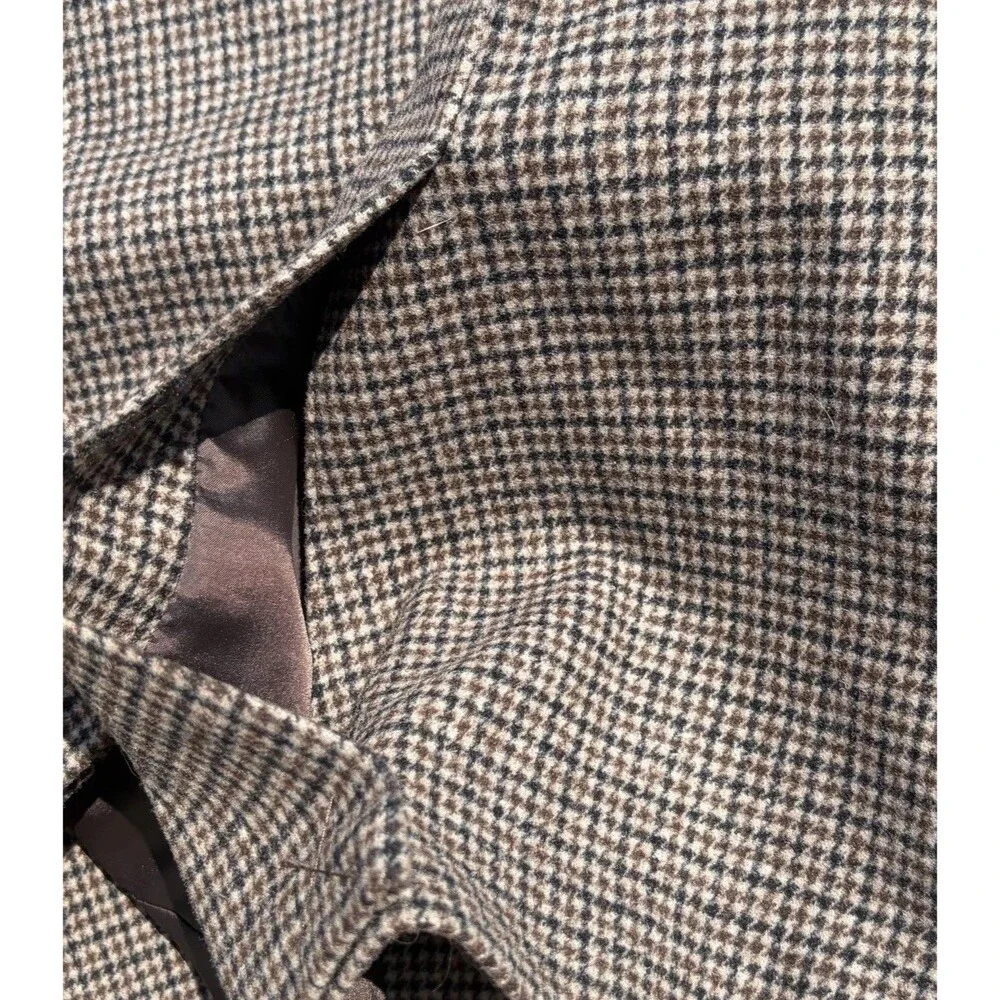 JCrew Thompson Blazer Jacket Mens 42 Brown Wool Blend Tweed Fleck Sport Coat NEW